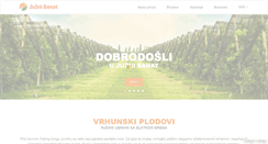 Desktop Screenshot of juznibanat.com